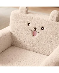 Kinder King 2-in-1 Toddler Sofa Chair Converts to Flip-Open Lounger Bed