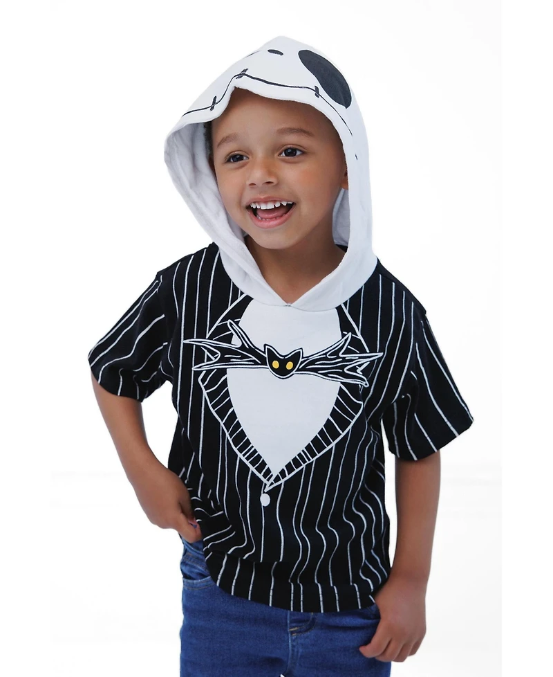 Nightmare Before Christmas Baby Boy or Girl Cosplay Short Sleeve Hooded T-Shirt