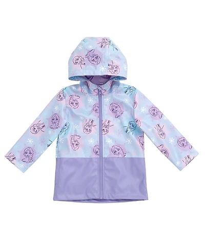 Frozen Minnie Mouse Frozen Little Girls' Hooded Rain Jacket