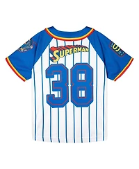 Justice League Superman Boys' (5-12) Athletic Baseball Jersey