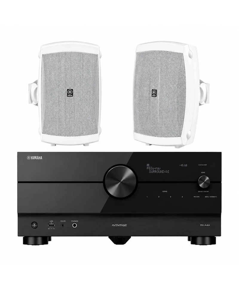 Yamaha Rx-A4A 7.2-Channel Av Receiver with Outdoor Speakers