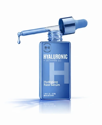 Lovery Hyaluronic + Vitamin B5 Hydrating Face Serum - Korean Skincare Dual-Action Plumping and Barrier Repair Treatment