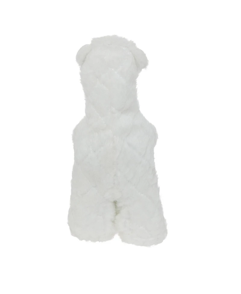 Mighty Arctic Polar Bear, Durable Plush Squeaky Dog Toy