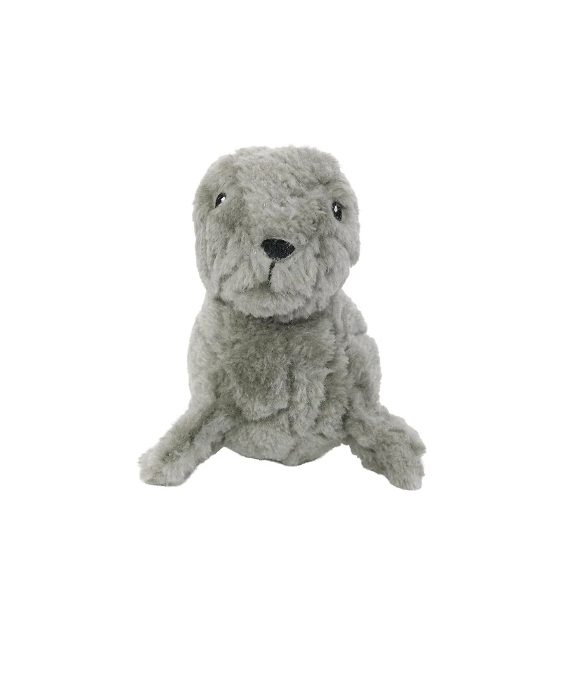 Mighty Jr Arctic Seal, Durable Plush Squeaky Dog Toy