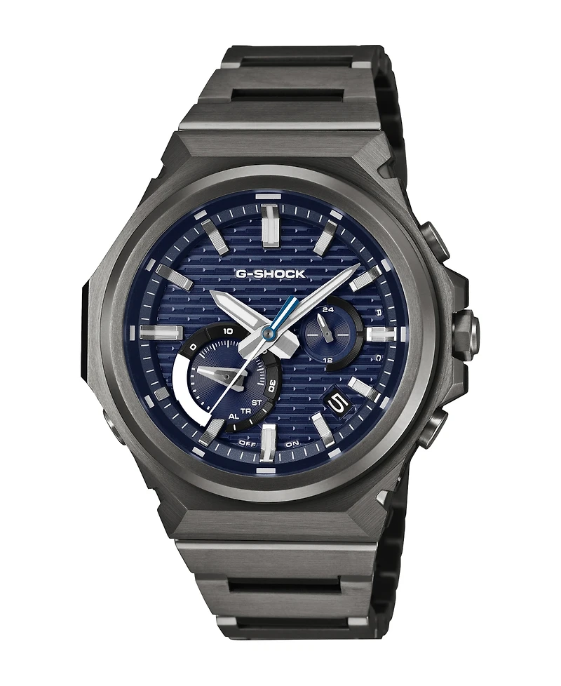 G-Shock Men's Analog Black Stainless Steel Watch 44.2mm