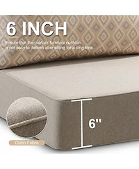 Pocassy 6" Thicker Outdoor Chair Cushion Set