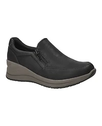 Easy Street Women's Nita Slip-Resistant Wedge Sneakers