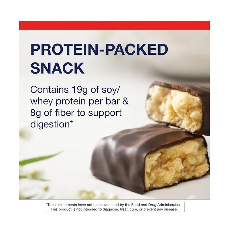 Metagenics Ultra Protein Bar - High Protein Meal Replacement - Gluten-Free, Low Sugar, with Fiber, Iron and Calcium - Individually Wrapped