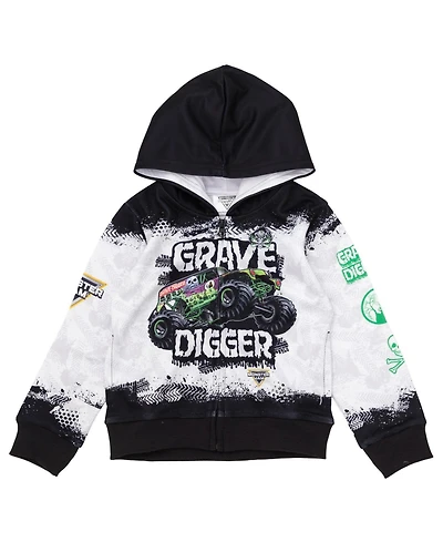 Monster Jam Toddler Boys (2T - 4T) Fleece Zip-Up Hoodie