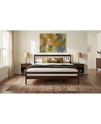 Streamdale Furniture Traditional King Size Pinewood Bed with Headboard and Footboard