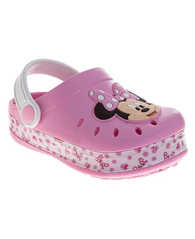 Disney Girls 5 - 12 Minnie Mouse Eva Water Clog Slip On Shoes
