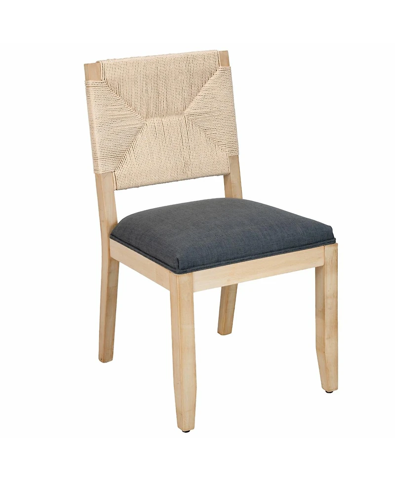 Streamdale Furniture French Country Linen Dining Chairs, Set of 2
