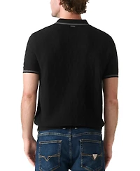 Guess Men's Smith Short-Sleeve Polo Sweater