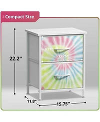Sorbus Nightstand with 2 Drawers