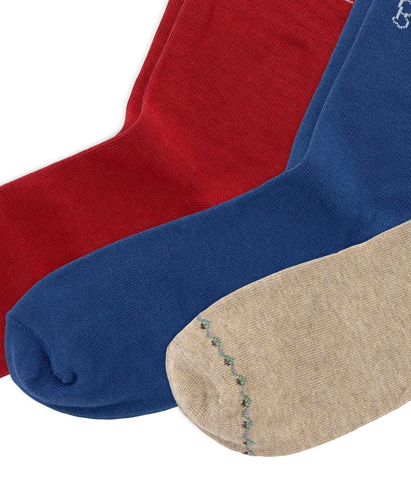 Polo Ralph Lauren Girls' Sample Socks, 3-Pack