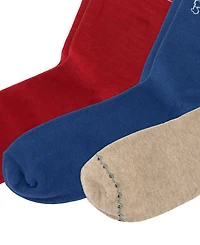 Polo Ralph Lauren Girls' Sample Socks, 3-Pack