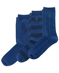 Polo Ralph Lauren Boys' 4-11 Candyshop Socks, 3-Pack