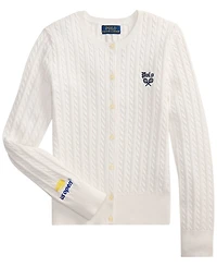 Polo Ralph Lauren Girls' 7-16 Us Open Long-Sleeve Sweater