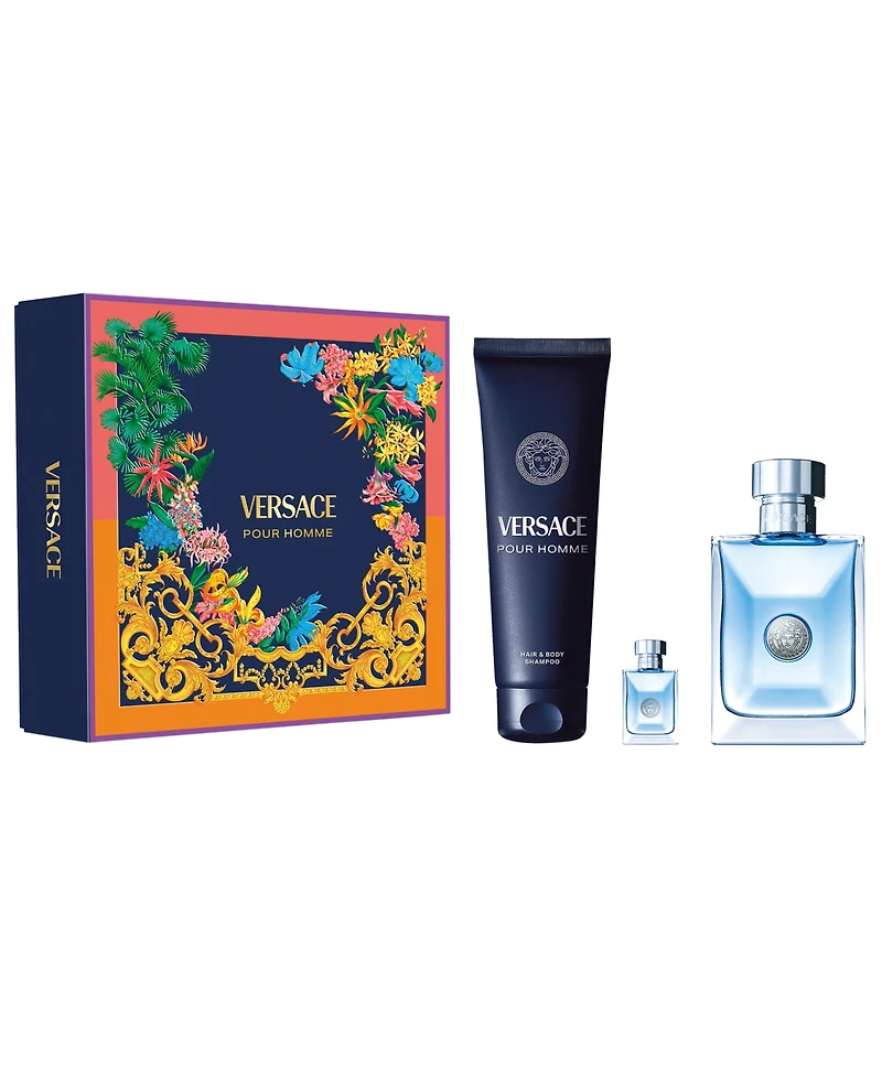 Versace 3-Piece Pour Homme Eau de Parfum Gift Set
