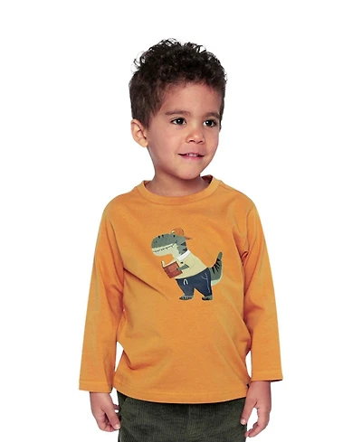 Deux par Deux Baby Boy (12M - 24M) Long Sleeve Cotton T-Shirt