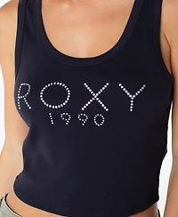 Roxy Women's Shine Bright Scoop Neck Retro-Inspired Baby T-Shirt