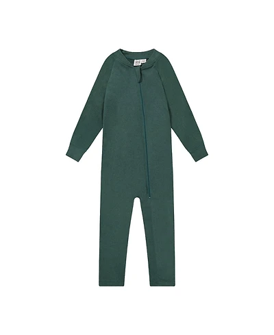 Deux par Deux Baby Unisex 6M To 24M One Piece Thermal Underwear Sage