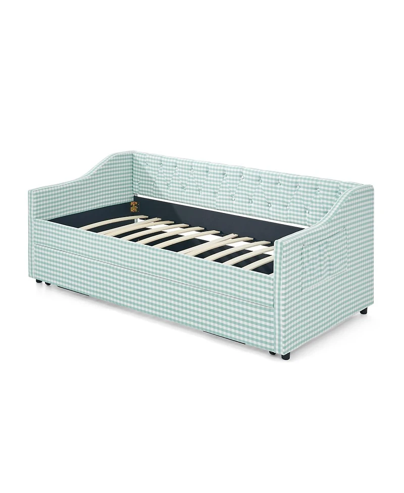 Streamdale Furniture Upholstered Twin Daybed with Trundle