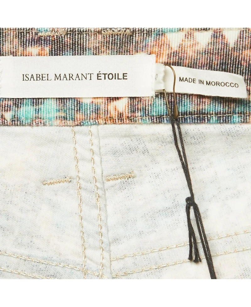 Pre-Owned Isabel Marant Women's Etoile Printed Corduroy Perry Pants