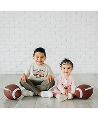 Sweet Wink Baby Girls Sundays Are For Football Long Sleeve Romper
