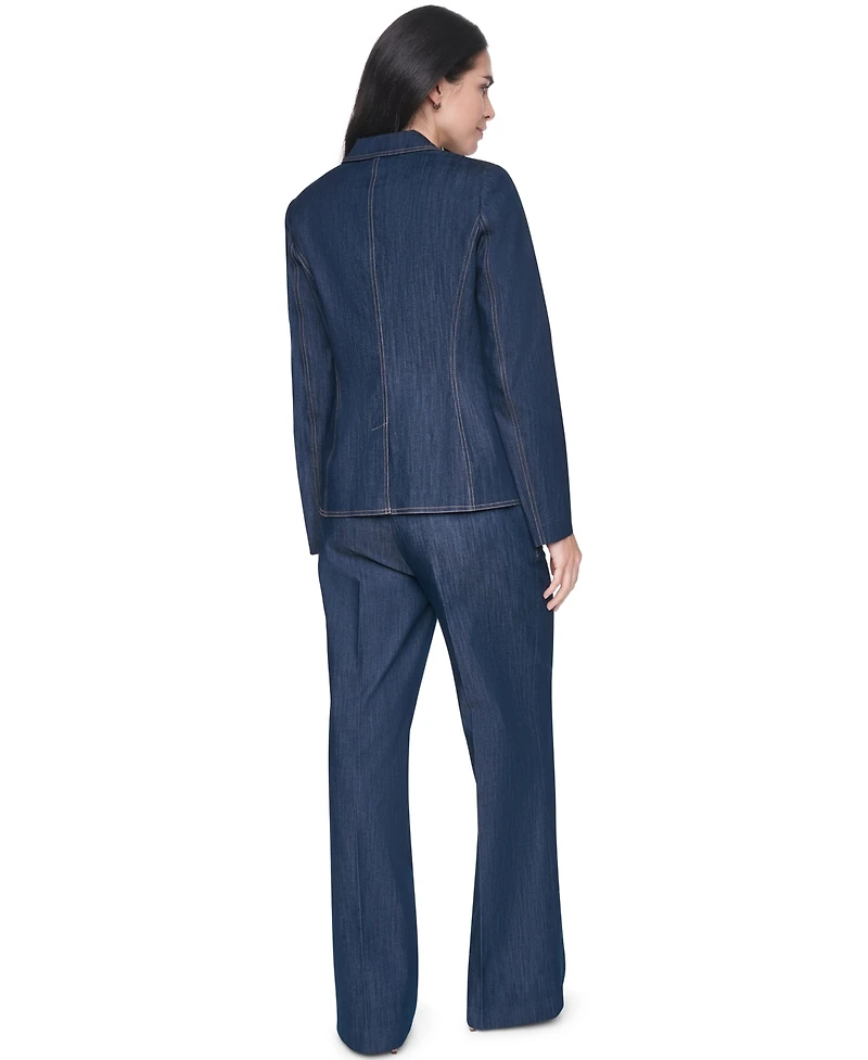 Tommy Hilfiger Women's Notch-Collar One-Button Blazer