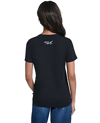 Karl Lagerfeld Paris Women's Eiffel Graphic T-Shirt