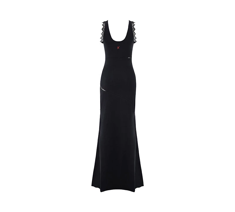 Pcfg Women's Cotton Long Fitted Dress