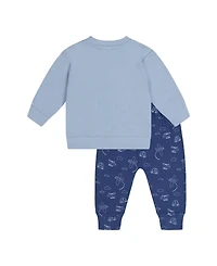 Deux par Baby Boy 3M To 24M Cotton Pants and Top Set
