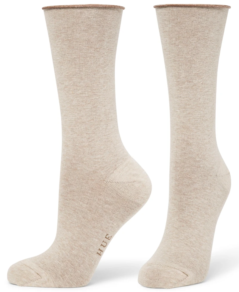 Hue Women's Roll Top Socks 3-Pk U6487MP