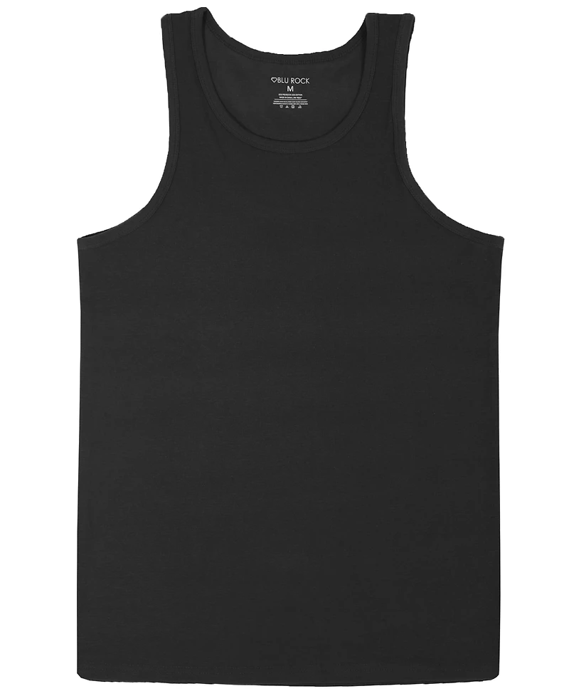 Blu Rock Men's Micro Waffle Knit Regular-Fit Tank Top