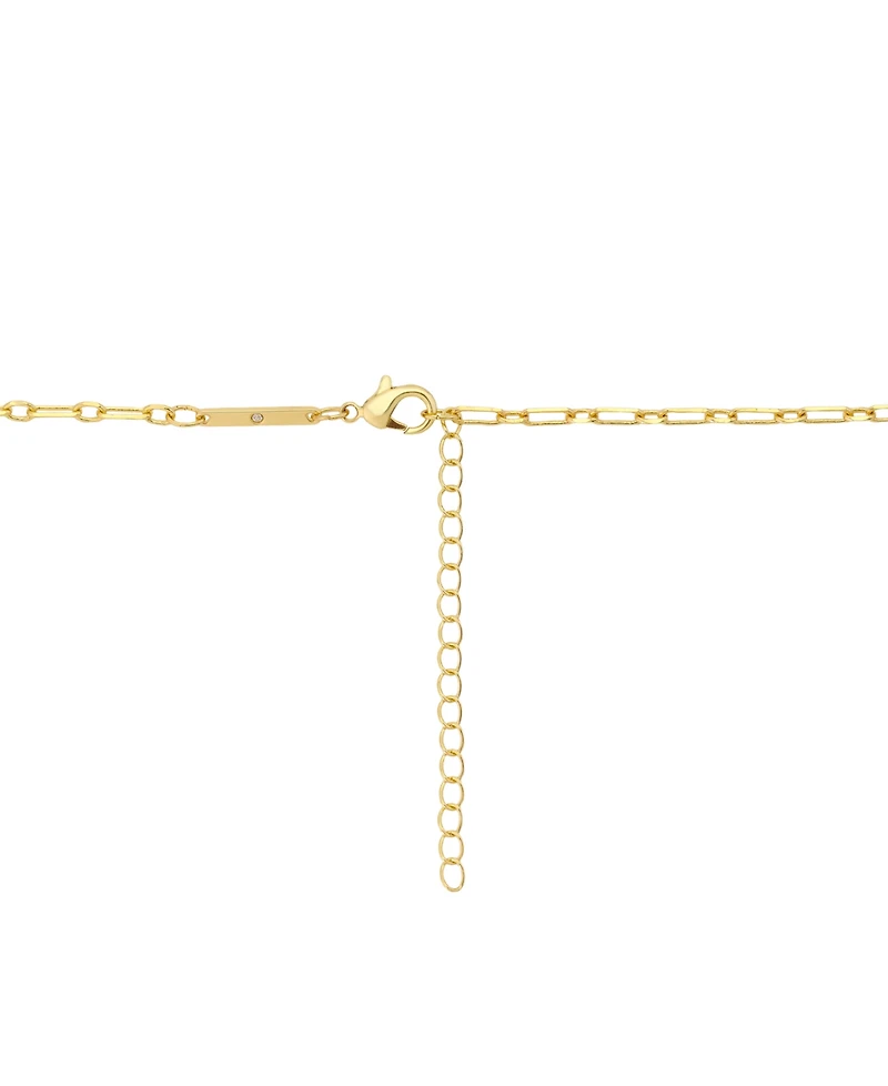 Unwritten Crystal 14k Gold-Plated Birthstone Pendant Necklace