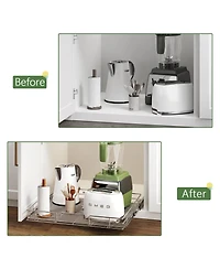 Lovmor Pull Out Cabinet Organizer Storage Slide Shelves for Kitchen Cabinets