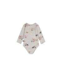 Deux par Baby Boy Cotton Onesie Printed Airplanes