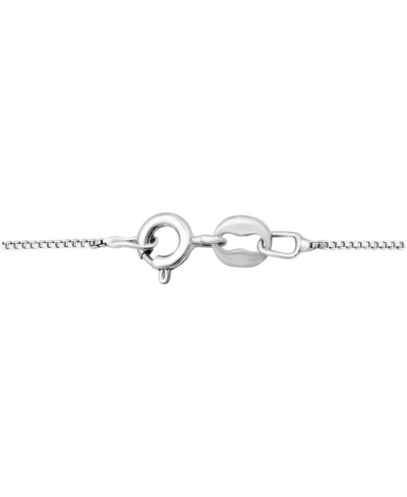 Marsala Diamond Triple Heart 18" Pendant Necklace (1/4 ct. t.w.) in Sterling Silver