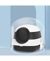 Ruie Dome Covered Cat Litter Box with Lid Grate and Air Freshener