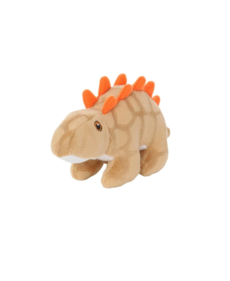 Mighty Jr Dinosaur Stegosaurus, Durable Plush Squeaky Dog Toy
