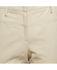 Pre-Owned Brunello Cucinelli Women's Linen Blend Straight Fit Trousers
