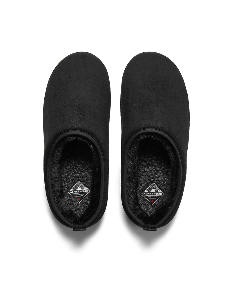 Alpine North Men's Canmore | Insulated Faux Suede Slippers