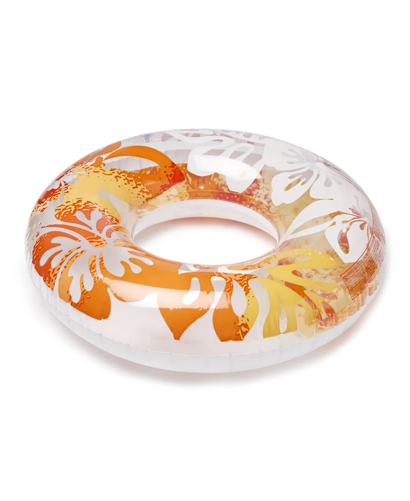 Intex Colorful Transparent Inflatable Swimming Pool Single Ring Float