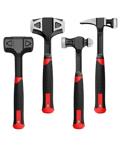 Xdovet Hammer Set Carbon Steel Rubber Grip