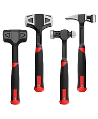 Xdovet Hammer Set Carbon Steel Rubber Grip