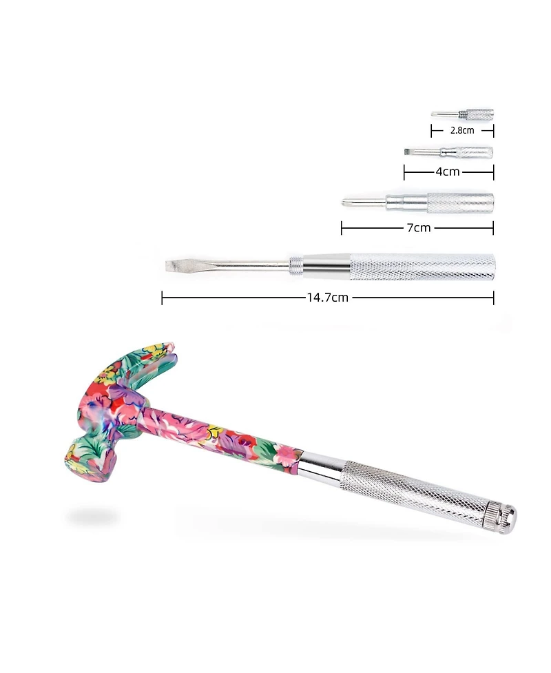 Xdovet 6 1 Hammer Multitool Claw Screwdriver Puller Gift