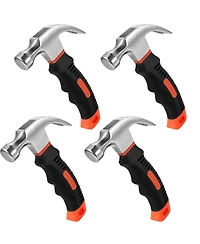Xdovet Stubby Claw Hammer Soft Rubber Handle Home Diy Woodwork Camping