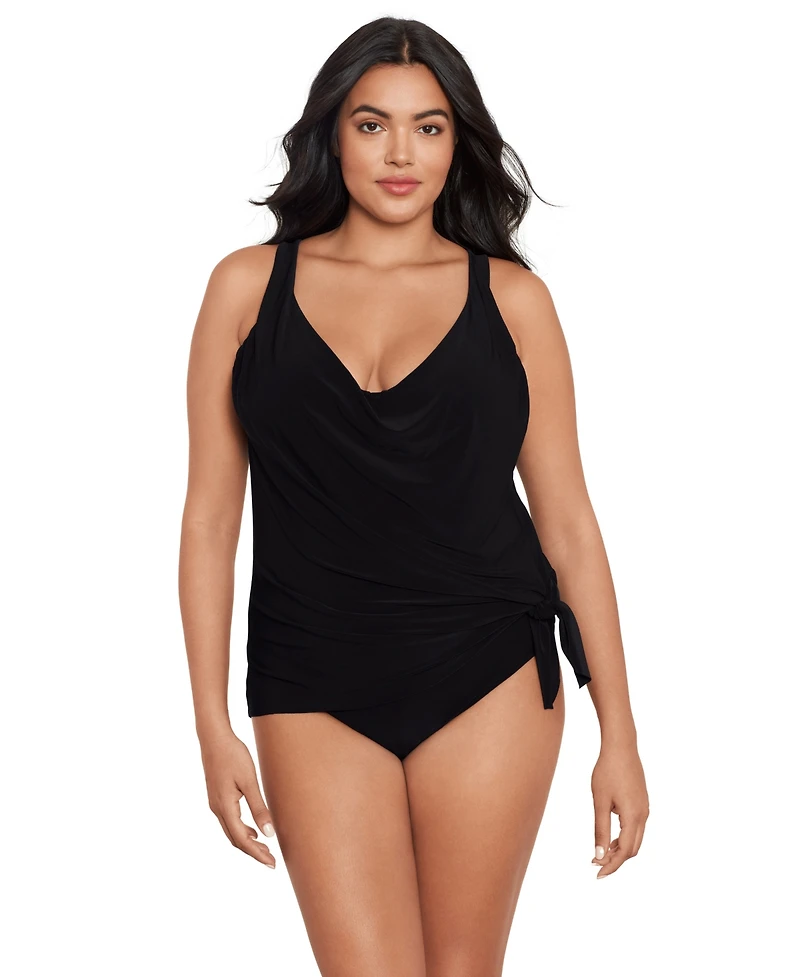 Magicsuit Plus Solids Winnie V-Neck Tankini Top
