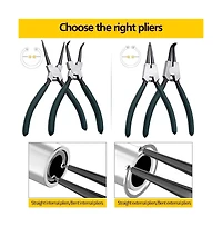 Xdovet Snap Ring Pliers Set With Storage Pouch